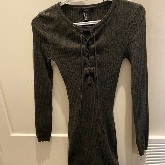 Forever 21 ribbed bodycon dress - Picture 1 of 3
